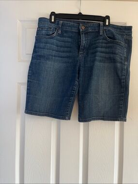 Joe's Jeans blue denim shorts.